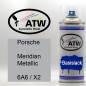 Preview: Porsche, Meridian Metallic, 6A6 / X2: 400ml Sprühdose, von ATW Autoteile West.